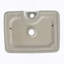 Lavabo de salle de bain rectangulaire en céramique
