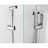 Elongated Hand Held Bidet with Faucet-63802126