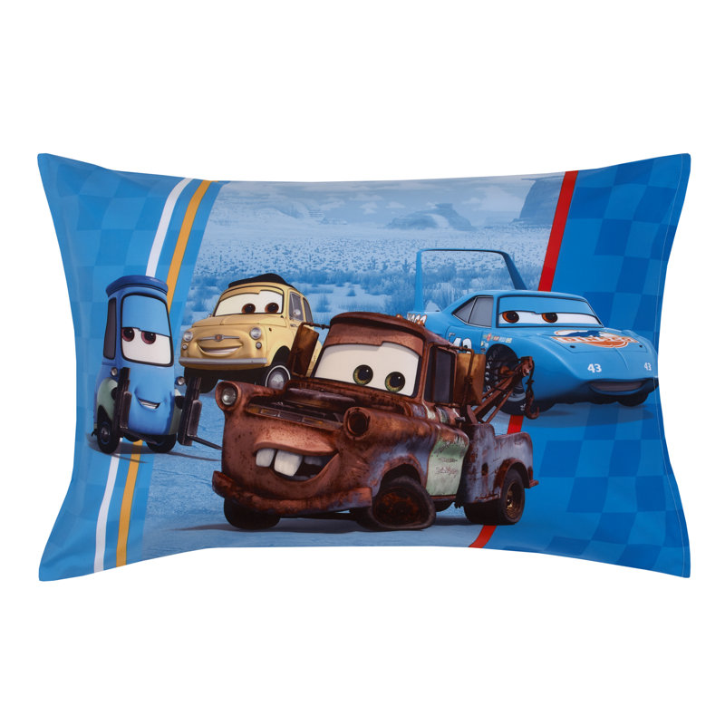 Disney Cars Radiator Springs Red and Blue Toddler Bedding Set
