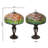 33.25"H Tulip Tiffany-Style Stained Glass Table Lamp