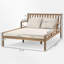 Lit de jour pour terrasse 52,73 "en bois d'acacia-504159478