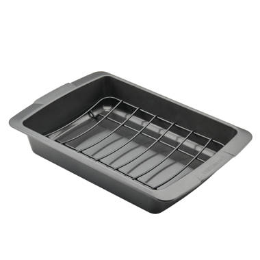 Viking 3-Ply Roasting Pan with Rack & Carving Set