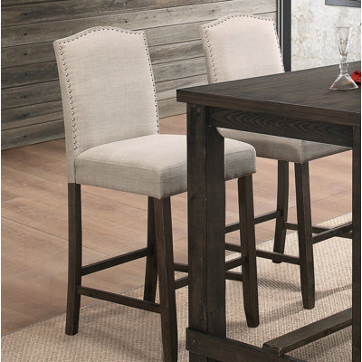 Chaise d'appoint rembourrée espresso Ewald