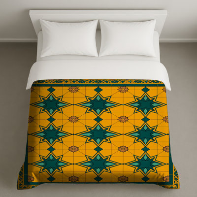 Housses de couette à motif géométrique étoile
