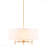 Chandelier - 5-Light Configuration, Drum Shade Design-218497403