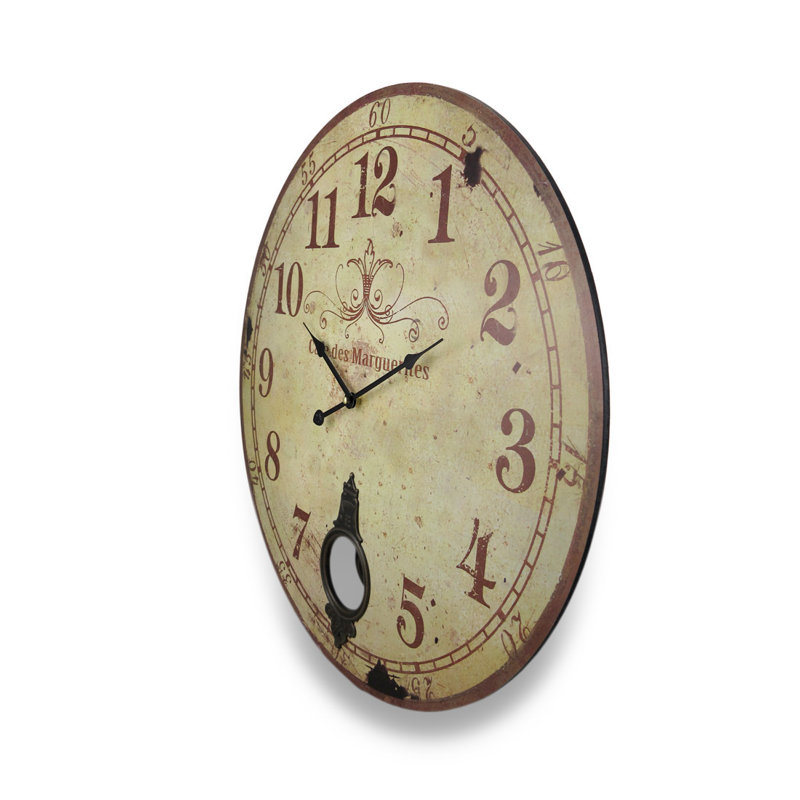 Horloge murale 22,75 po Evieanna