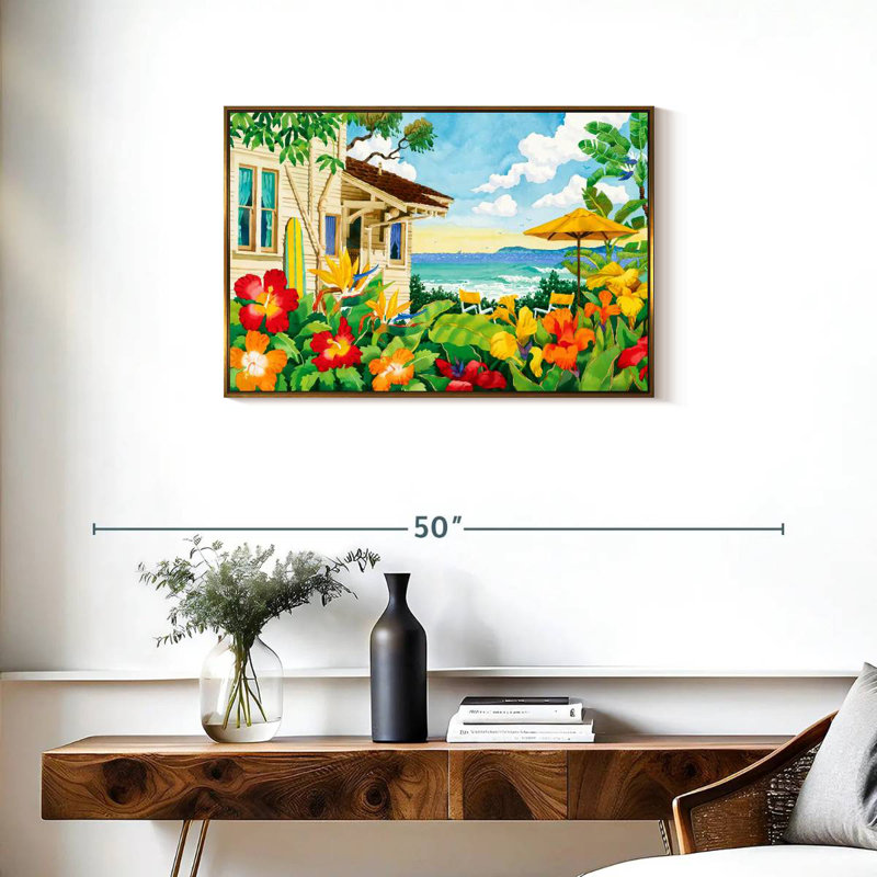 The Good Life, Cadre flottant doré, 31 po x 21 po