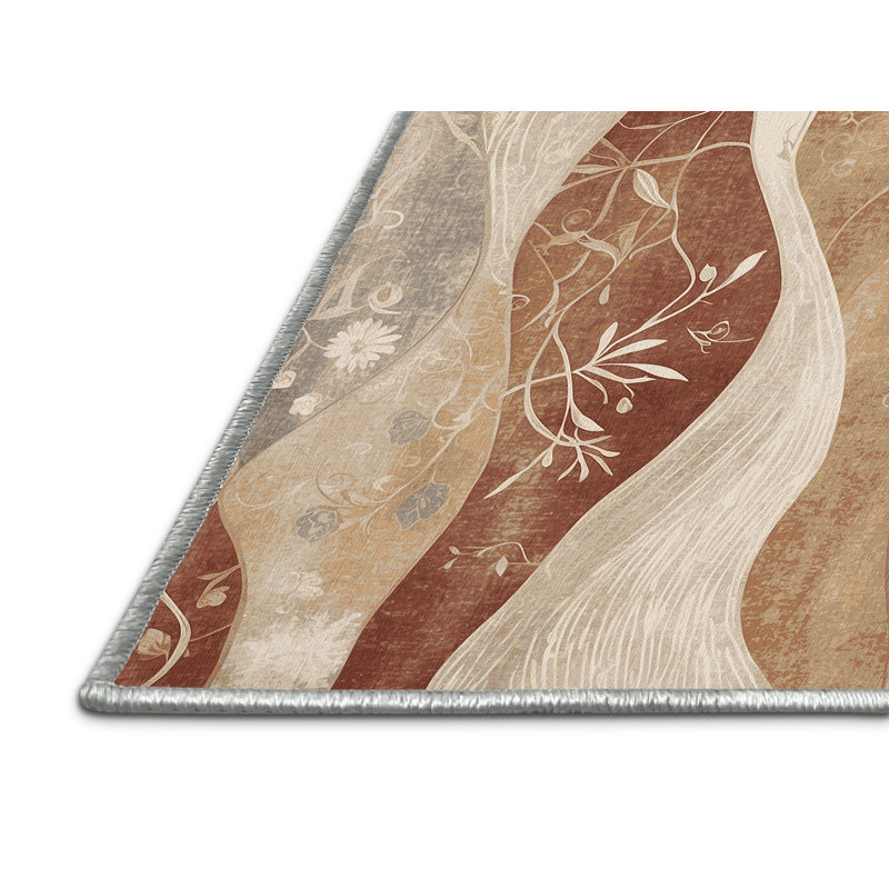 Sunlit Ripple Rug, Rectangle 3' x 5'