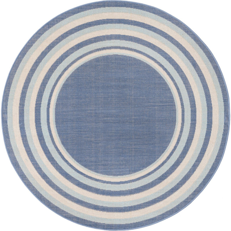 Hoehne Indoor Rug, Round 5'