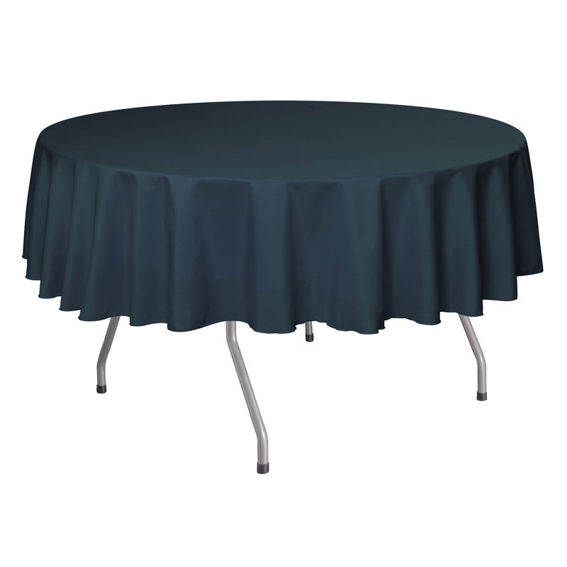 Rhein Solid Color Round Tablecloth, 1, Wedgewood