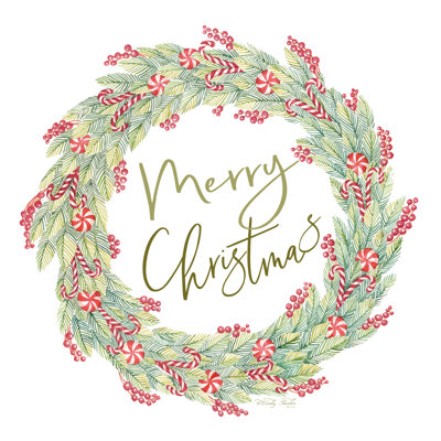 " Candy Cane Wreath "