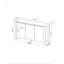 Buffet de rangement vanille