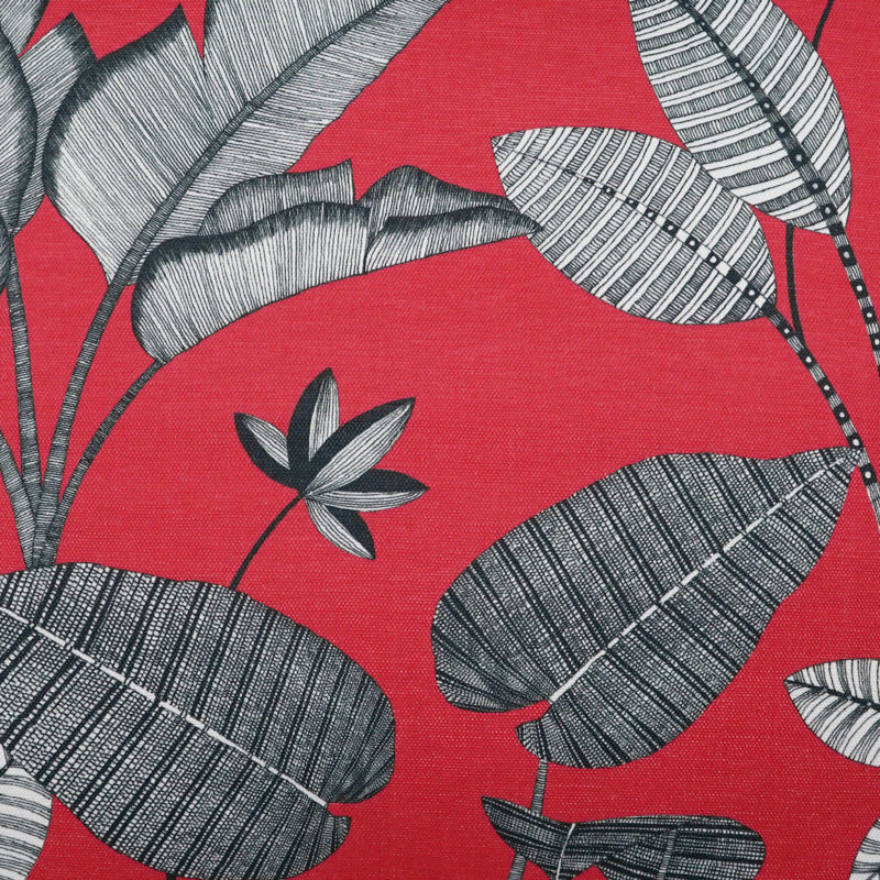 Luzon Square Pillow Cover & Insert, 24"H x 24"W, Red