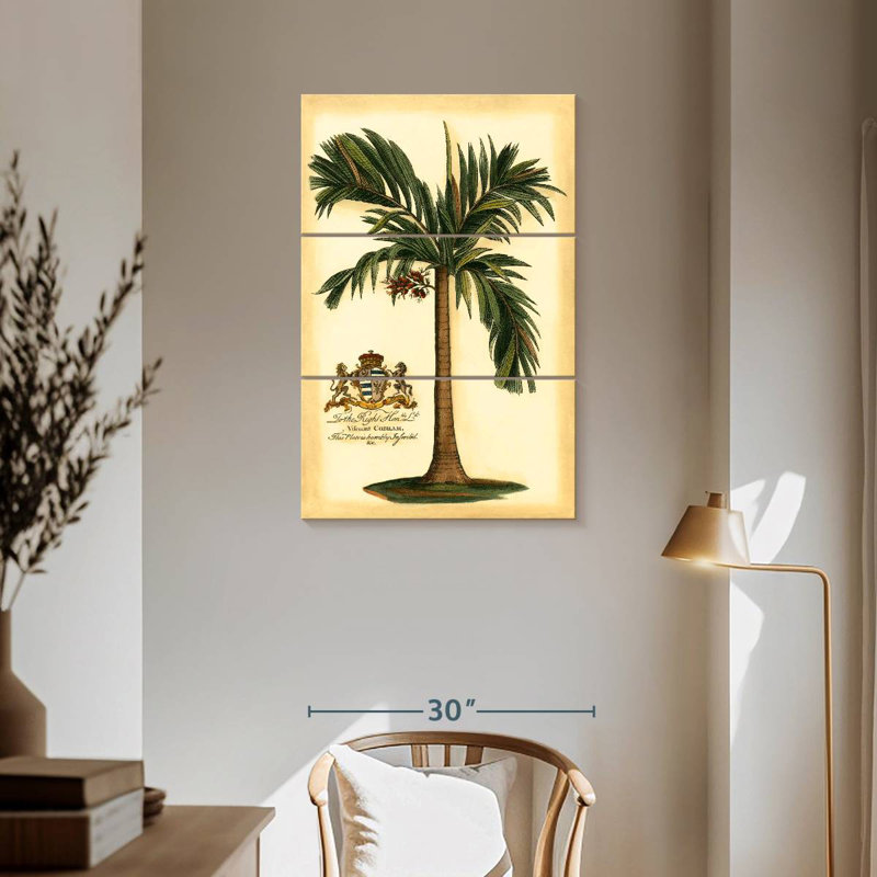 Harnek British Colonial Palm I, 57" H x 36" W