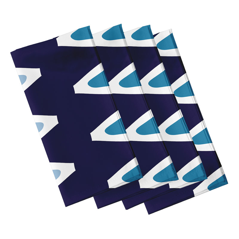 Serviette Ferrier, Bleu
