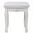 White Wooden Makeup Vanity Desk Set With Mirror & Cushioned Stool, 4 Drawers, Dressing Table For Girls' Bedroom | Gift Idea-1769208799
