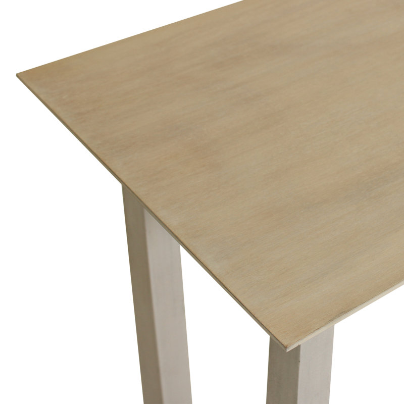 Reverse Arch Console Table, Beige
