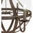 Grace 8 - Light Steel Dimmable Wagon Wheel Chandelier