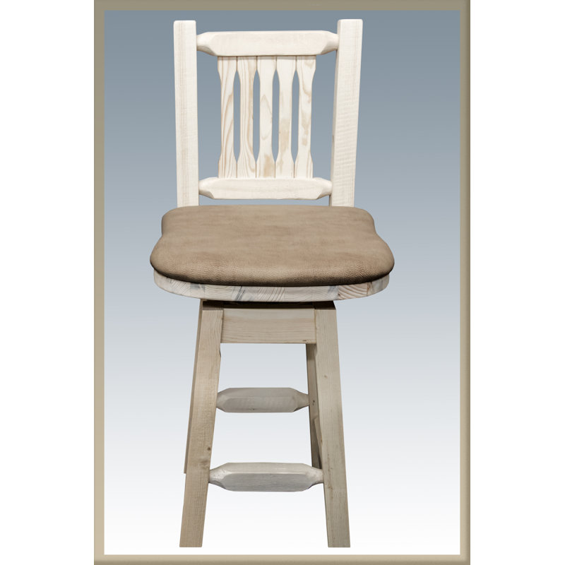 Homestead Collection 24" Bar Stool, Ready to Finish, Buckskin