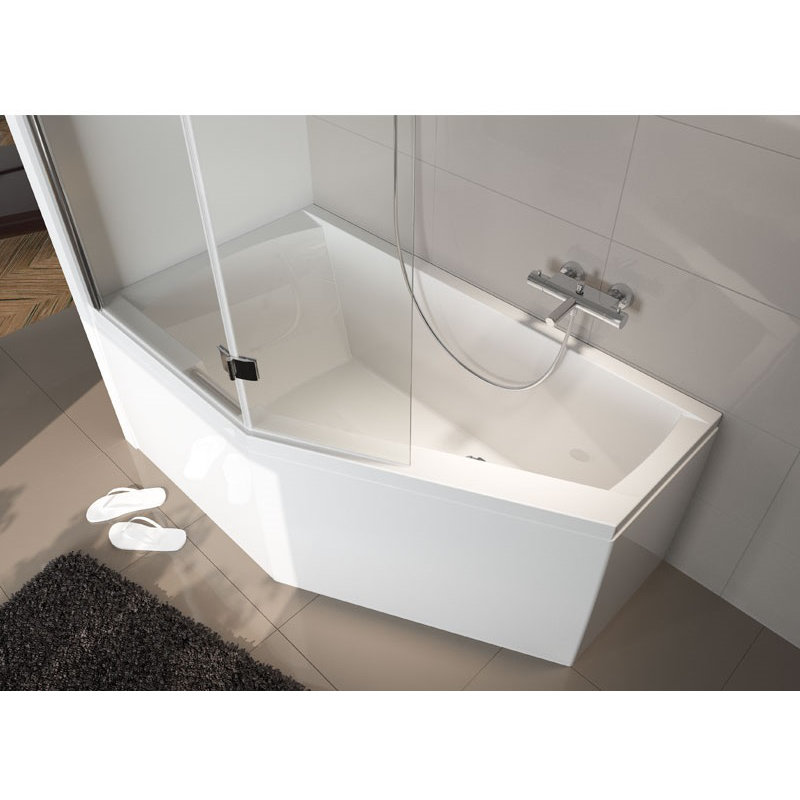 x Corner Soaking Acrylic Bathtub