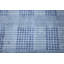Area Rug | Blue Wool & Bamboo Silk Handloom Check Rug-146412599