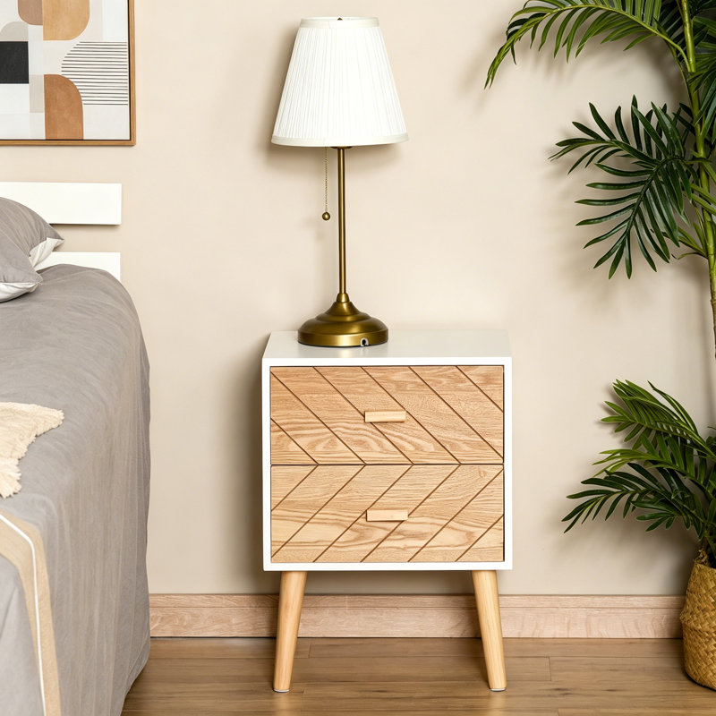 40cm W Particle Board Bedside Table