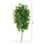 5 pi Ficus artificiel (sans pot)