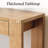 60 Inch Light Oak Console Table with 2 Drawers and Side Shelves, Farmhouse Entryway Sofa Table