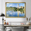 «Serene River In The Cote D Azur France», art mural sur toile vert, voyage vert
