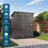 5X3 FT Metal Outdoor Storage Shed, Tool Shed With Pitched Roof And Lockable Door Compact Metal Tool Shed
