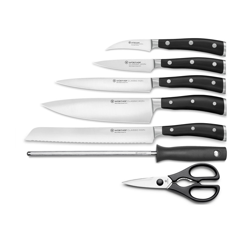 Bloc de couteaux de démarrage WÜSTHOF Classic Ikon 8 pièces