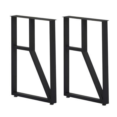  2 PCS Metal Furniture Legs Table Legs  Black