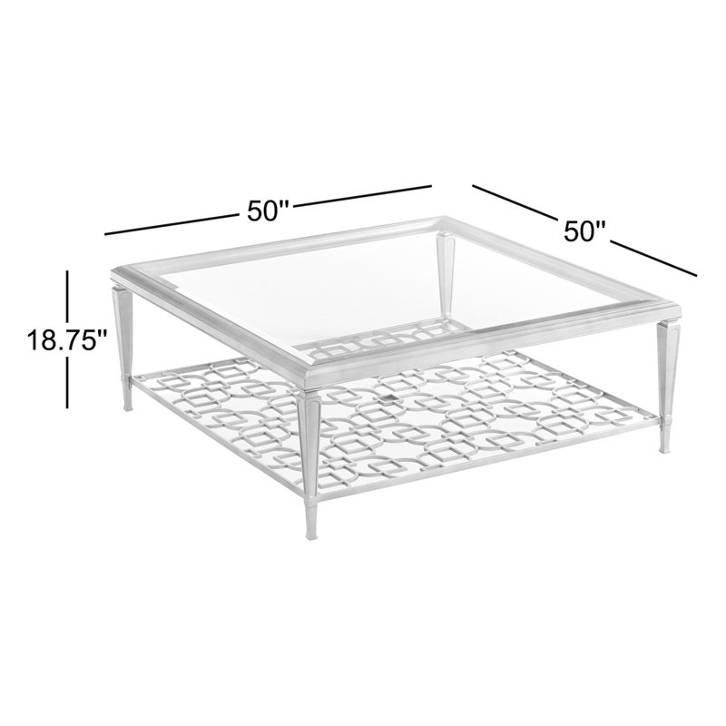 Caracole Classic Glass Top Coffee Table