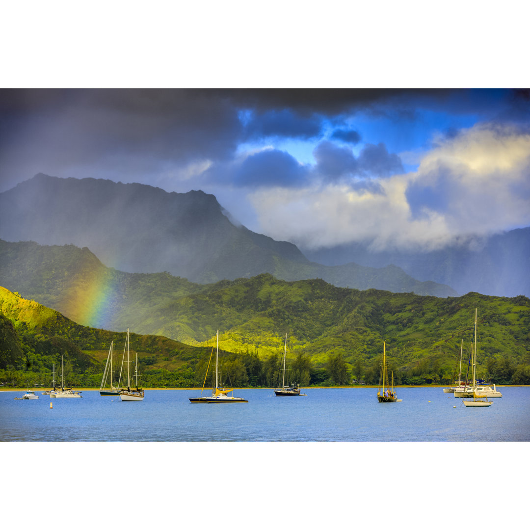 Die Insel Kauai auf Hawaii von Don White - Kunstdrucke auf Leinwand ohne Rahmen