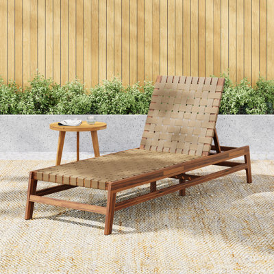 Outdoor Rope Chaise Lounge