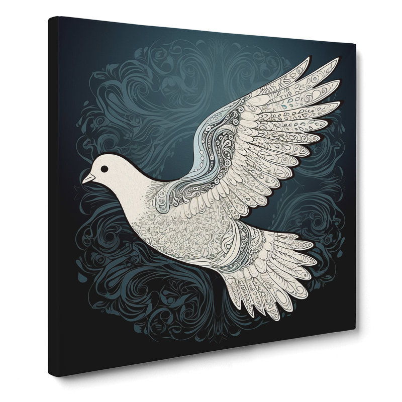 Dove Graphic Art - No Frame Print, 35cm H x 35cm W x 3cm D