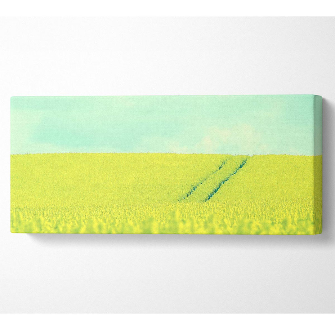 Beautiful Mustard Field - Kunstdrucke auf Leinwand