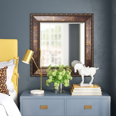 Acton Solid Wood Flat Wall Mirror