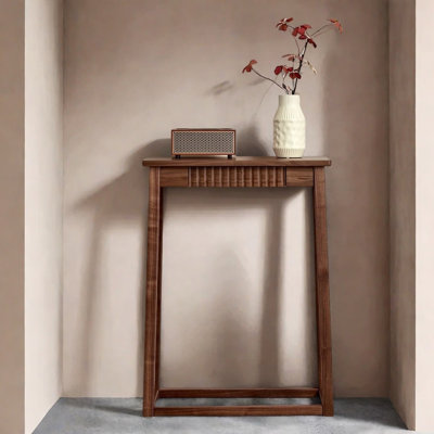 Table d'entrée de style chinois moderne en orme massif