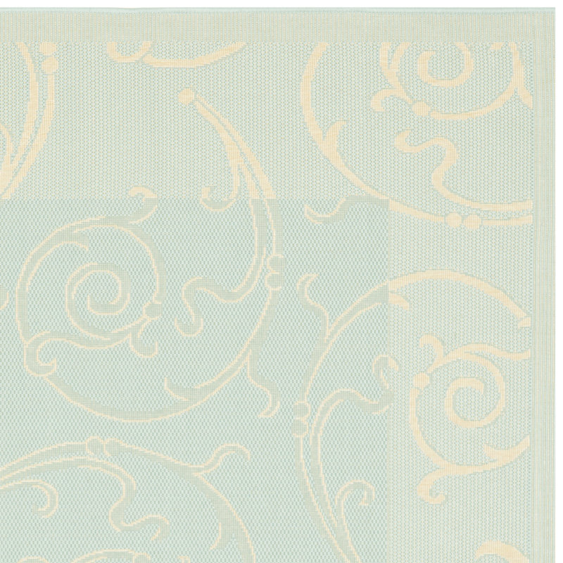 Arneshia Floral/Cream Indoor / Outdoor Area Indoor/Outdoor Area Rug, Rectangle 4' x 5'7"