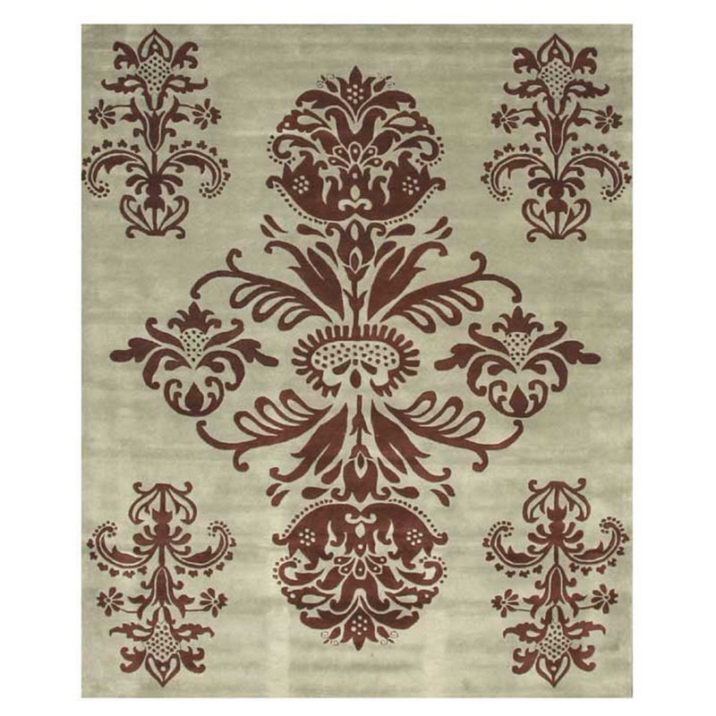 Hand Tufted Wool Floral Area Rug