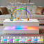 White High Gloss LED Coffee Table with 2 Side Drawers 