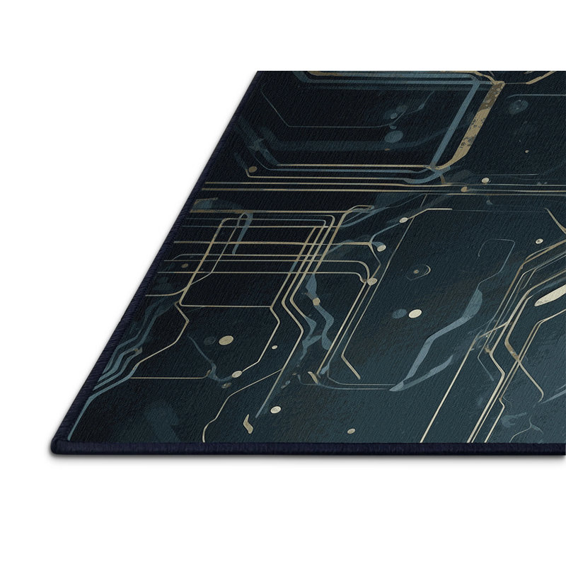 Pulsar Flow Rug, Rectangle 2' x 3'
