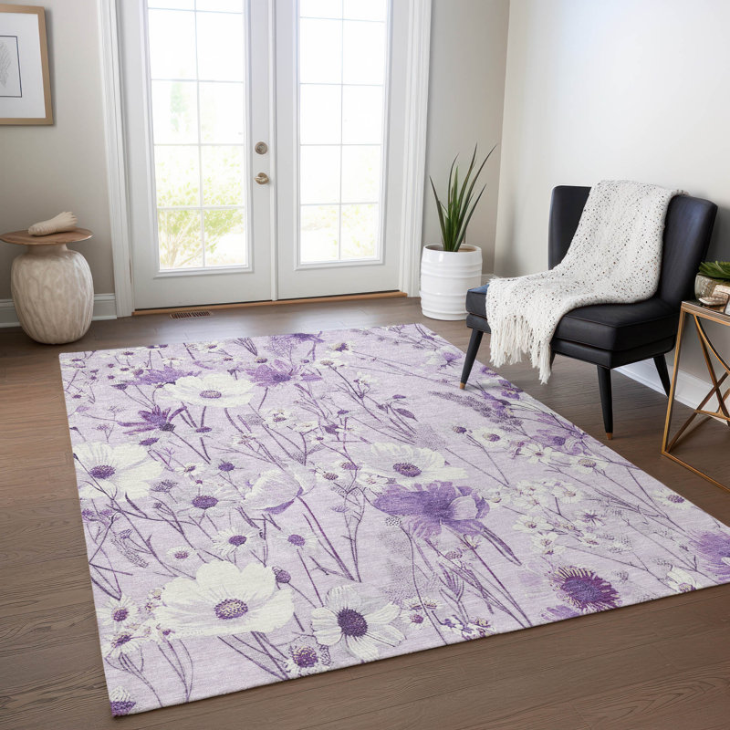 Tapis sauge lavable à la machine intérieur / extérieur Claudian ACN1496, Rectangle de 10 pi x 14 pi