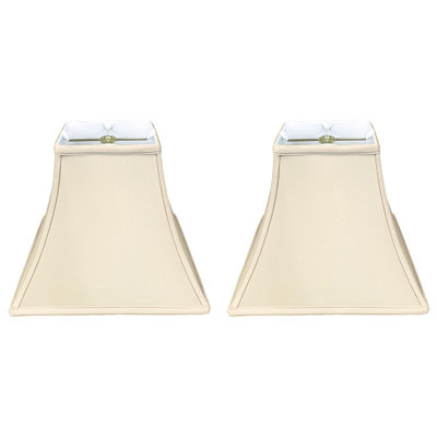 Royal Designs, Inc. BSO-715-10BG-2 Square Bell Basic Lamp Shade, 5 x 10 x 9, Beige, 2-Pack