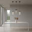 Luminaire suspendu DEL moderne en cristal 3000K