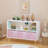 Kids Bookcase With Collapsible Fabric Drawers-1224021018