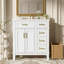 Meuble-lavabo 30 po avec lavabo en céramique, armoire de rangement moderne avec portes à fermeture en douceur-1711569523