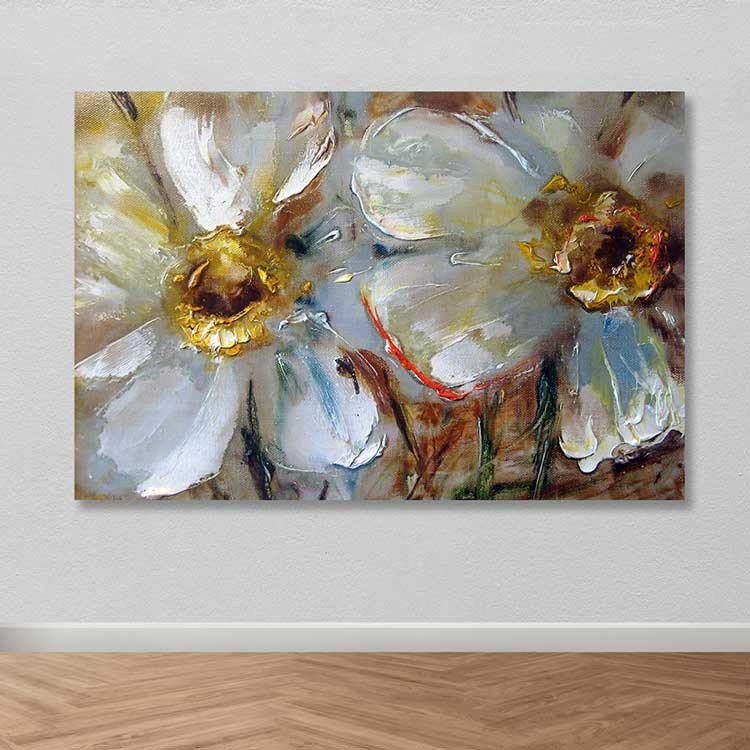 Peinture décorative sur toile