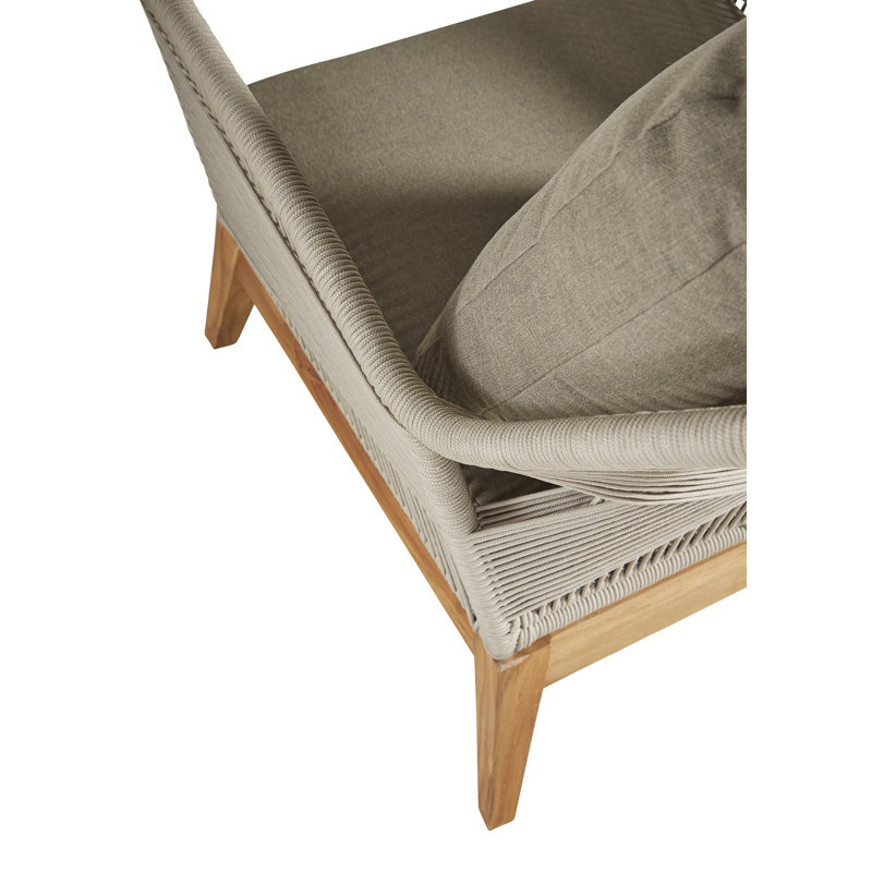 Chaise de patio avec coussins Danal Fiddler
